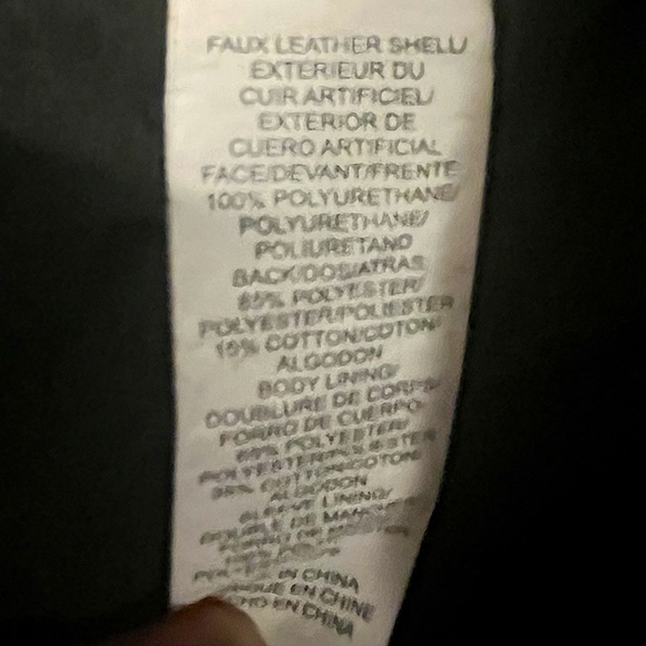 Lucky Brand Faux Leather Vegan Moto Jacket - Picture 13 of 16